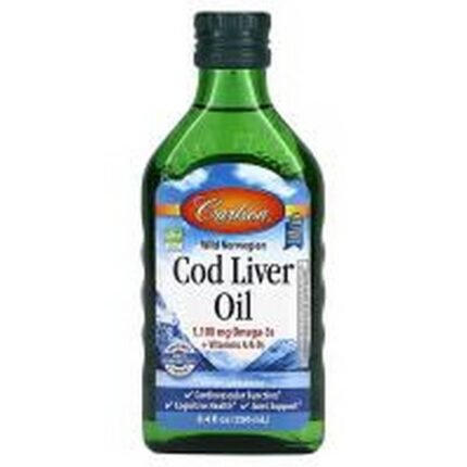 Cardiovascular Support - Carlson Wild Norwegian Cod Liver Oil ,