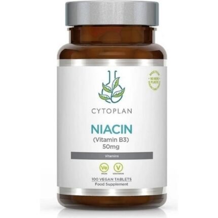 Supports energy metabolism — Cytoplan Vitamin B3 Niacin/Niacinamide 50 mg,