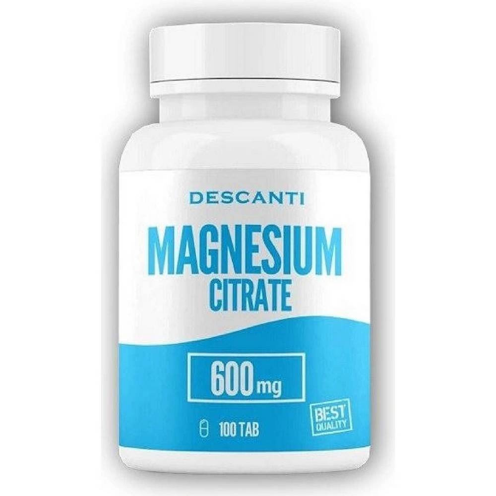 descanti magnesium citrate 600 mg100 Muscle function support β Descanti Magnesium Citrate 600 mg,