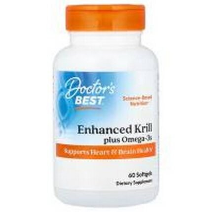 Cardiovascular Support-Doctor's Best Enhanced Krill Plus Omega3s ,