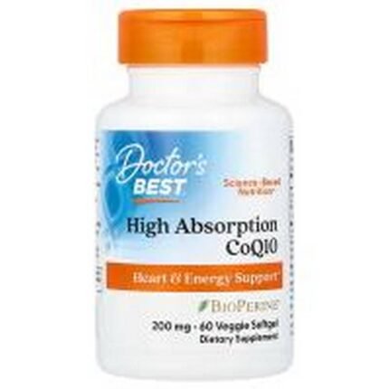Cardiovascular Support-Doctor's Best High Absorption CoQ10 200 mg,