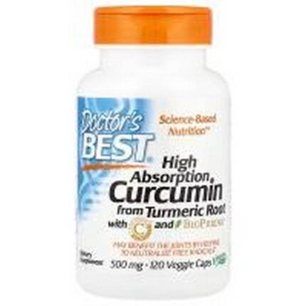 Anti-inflammatory action -Doctor's Best High Absorption Curcumin,