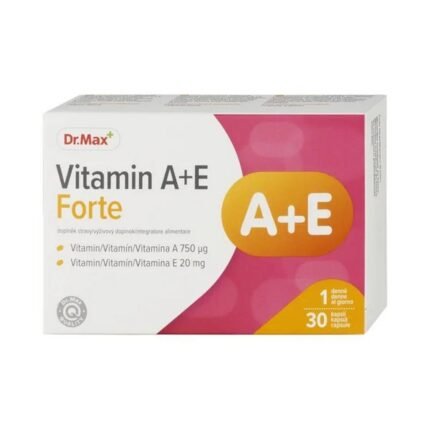 Supports skin health and regeneration — Dr. Max Vitamin A + E Forte,