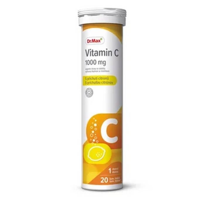 Immune system support — Dr. Max Vitamin C 1000 mg lemon,