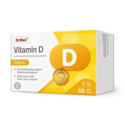 Support for bone and teeth health — Dr. Max Vitamin D 1000 IU,