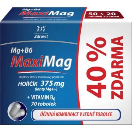 Magnesium deficiency in the body — Dr. Theiss Zdrovit MaxiMag Magnesium 375 mg + B6,
