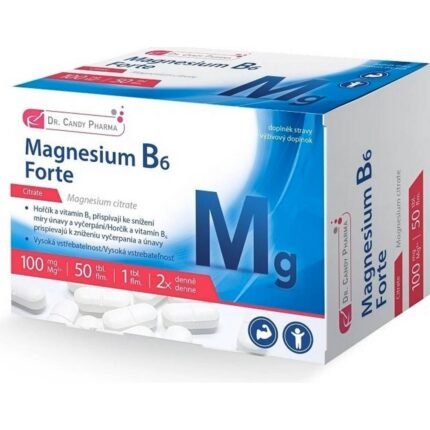 Muscle function support — Dr.Candy Pharma Magnesium B6 Forte 100mg,