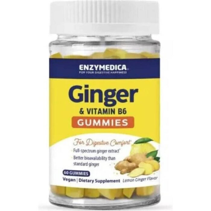 Supports nervous system function — Enzymedica Ginger & Vitamin B6,