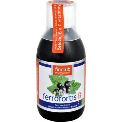 Supports healthy iron levels — Finclub Ferrofortis B Iron and Vitamins, 250ml,