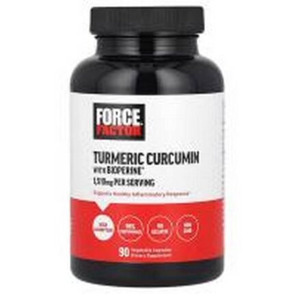 Anti-inflammatory action -Force Factor Turmeric Curcumin with BioPerine®,
