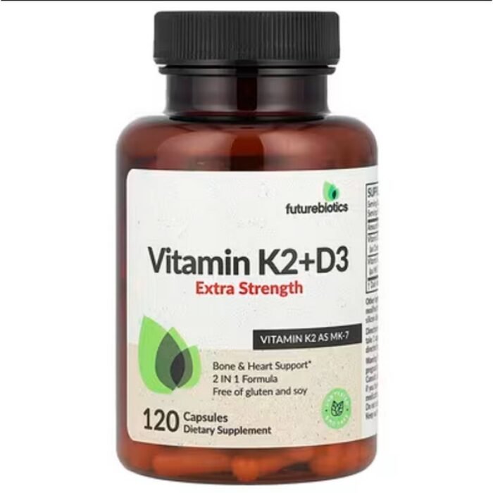 Bone & Teeth Health -Futurebiotics, Vitamin K2 + D3, Extra Strength,