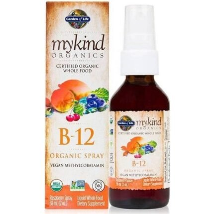 Supports normal energy levels — Garden of Life Vitamin B12 Organics Spray, 58ml,