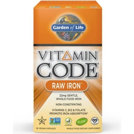 Supports healthy iron levels — Garden of Life Vitamin Iron Raw,