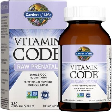 Supporting prenatal health — Garden of Life Vitamin RAW Prenatal,