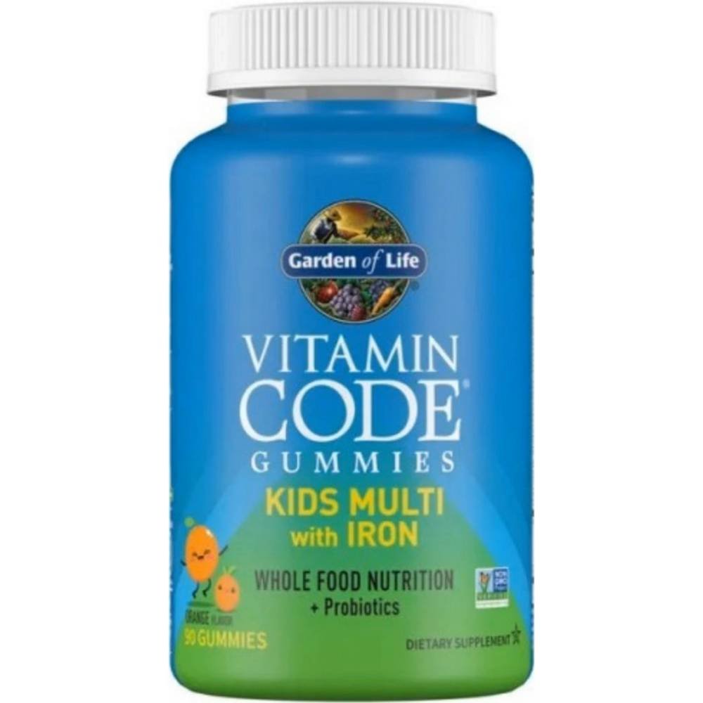 garden vitamin code kids multivitamins with iron for children90 Support for overall health — Garden Vitamin Code Kids Multivitamins with Iron for Children,