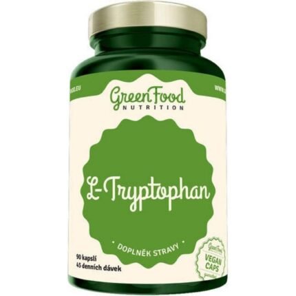 Supports healthy mood and emotional balance — GreenFood L-Tryptophan + Vitamin B6,