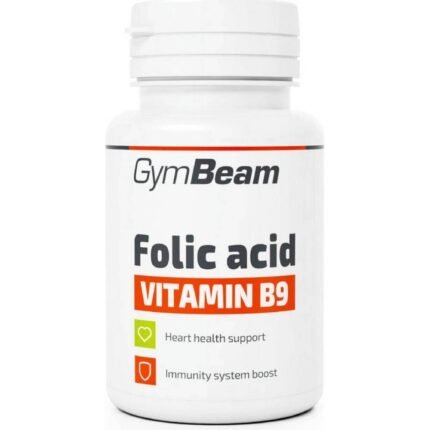 Supports healthy pregnancy — GymBeam Folic Acid,