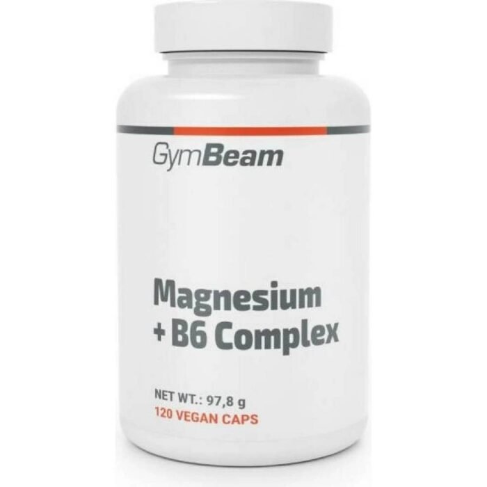 Energy and vitality support — GymBeam Magnesium + B6 Complex,