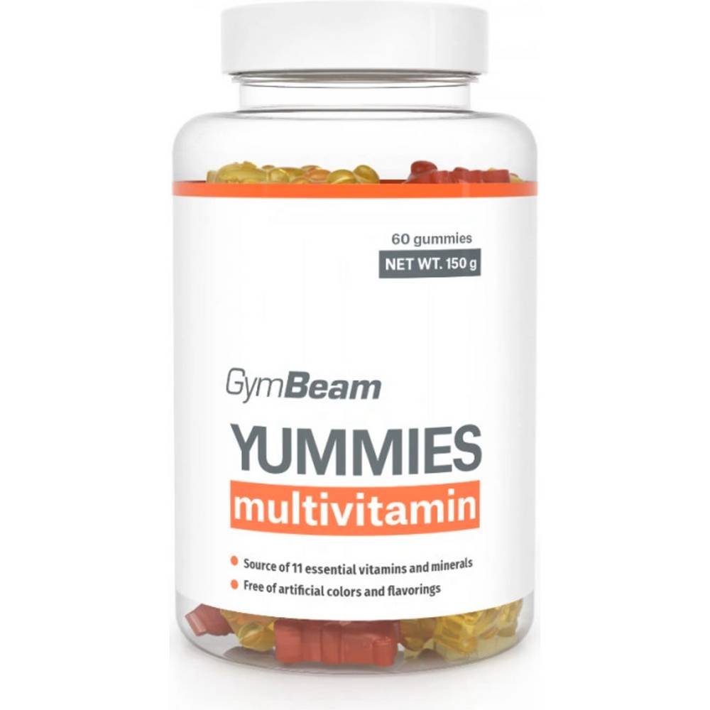 gymbeam yummies multivitamin orange lemon cherry60 Supporting overall health — Gymbeam Yummies Multivitamin Orange Lemon Cherry,