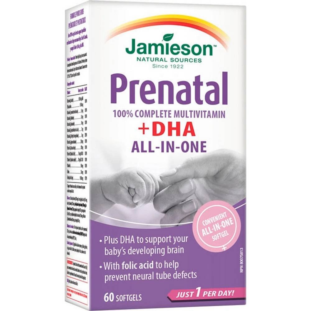 jamieson prenatal complete with dha and epa60 Support for overall health — Jamieson Prenatal Complete with DHA and EPA,