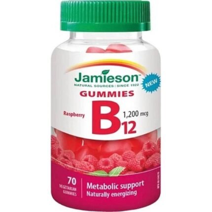 Supports normal energy levels — Jamieson Vitamin B12 Gummies 1200 mcg,