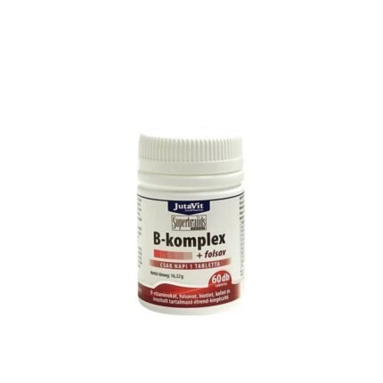 Supports normal energy metabolism and reduces fatigue — JutaVit Complex Vitamin B + Folic Acid,