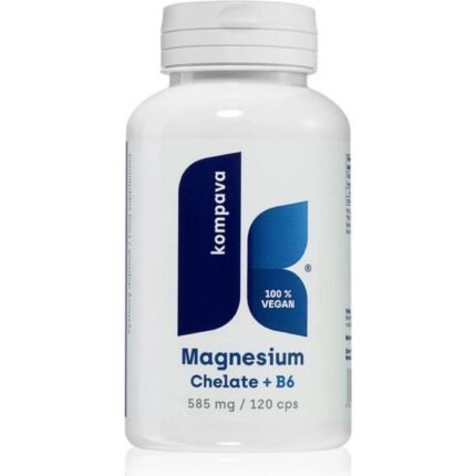 Supports healthy muscle and nerve function — Kompava Magnesium Chelate + Vitamin B6,