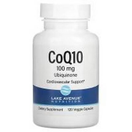 Cardiovascular Support-Lake Avenue Nutrition CoQ10 USP Grade Ubiquinone 100 mg,