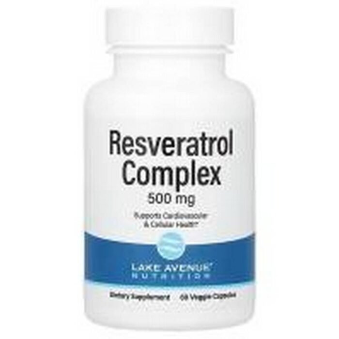 Antioxidant Protection-Lake Avenue Nutrition Resveratrol Complex 500 mg,