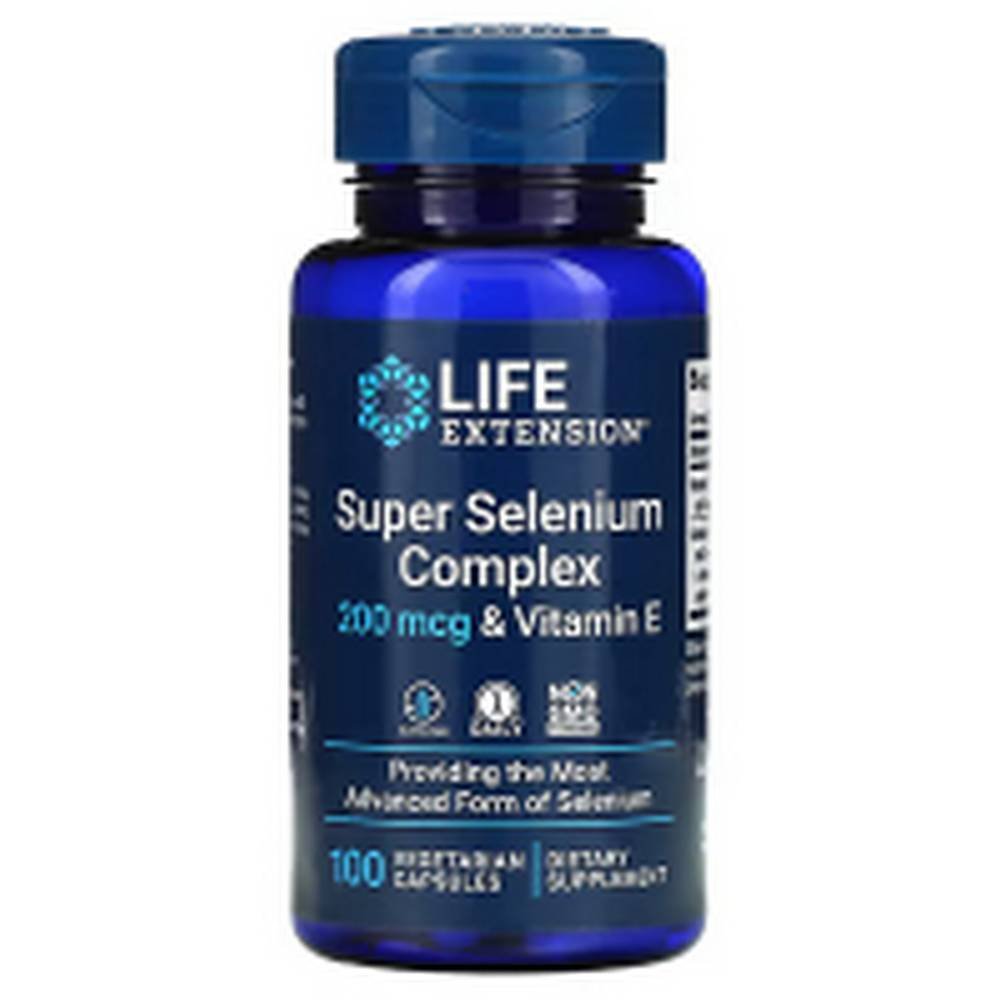 life extension super selenium complex and vitamin e 200 mcg 100 life extension complejo de superselenio y vitamina e 200 mcg 100 Immune System Support - Life Extension, Super Selenium Complex & Vitamin E, 200 mcg,
