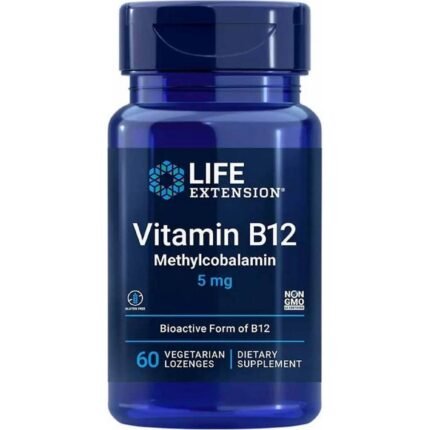 Supports normal energy levels — Life Extension Vitamin B12 Methylcobalamin 5 mg,