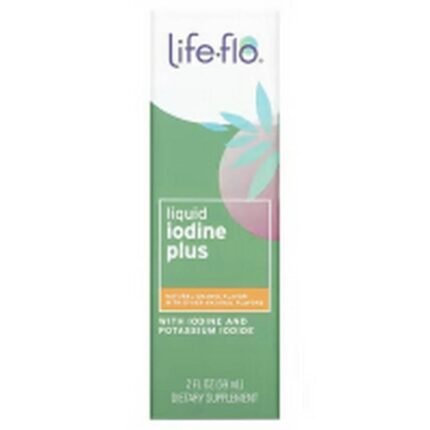 Thyroid Support -Life-flo, Liquid Iodine Plus, With Potassium Iodide & Iodine, Unflavored,