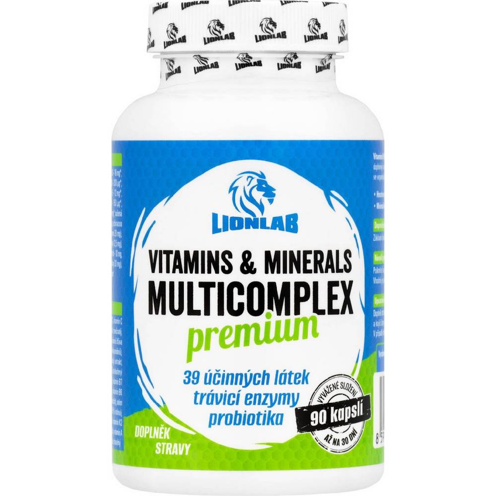 lionlab vitamins and minerals premium multicomplex90 Supporting overall health — Lionlab Vitamins & Minerals Premium Multicomplex,