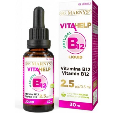 Supports normal energy levels — Marnys Vitamin B12 liquid, 30ml,