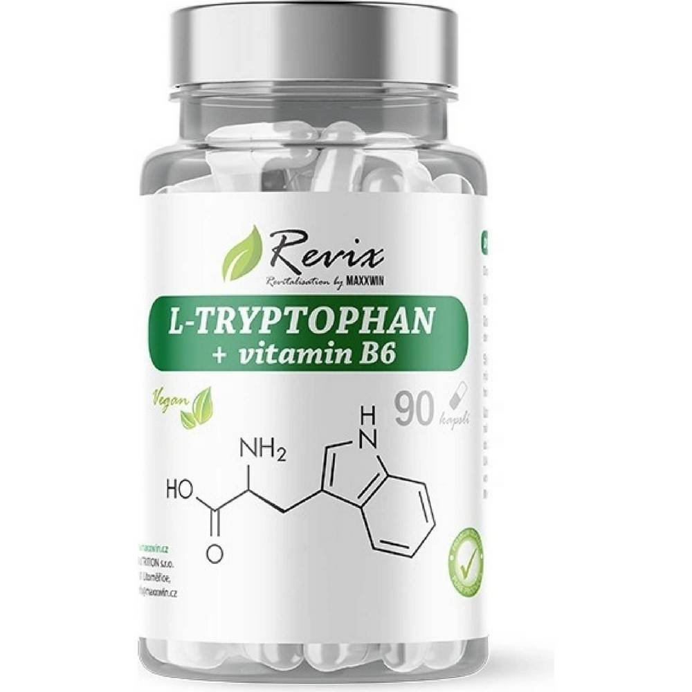 maxxwin l tryptophan vitamin b690 Supports healthy mood and emotional balance β Maxxwin L-Tryptophan + Vitamin B6,