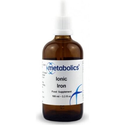 Supports healthy iron levels — Metabolics IRON Ionic Iron Drops, 100ml,