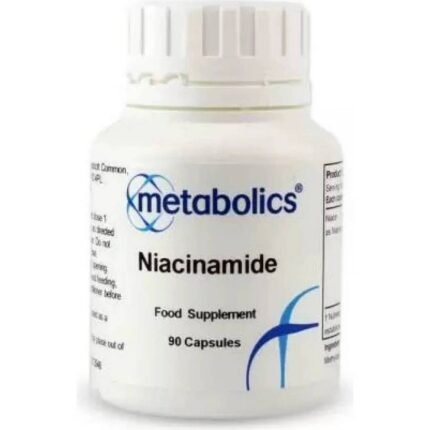 Supports energy metabolism — Metabolics Vitamin B3 Niacin/Niacinamide 500 mg,