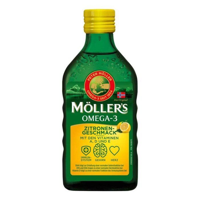 Möller’s Omega-3 Zitronengeschmack Öl 250 ml
