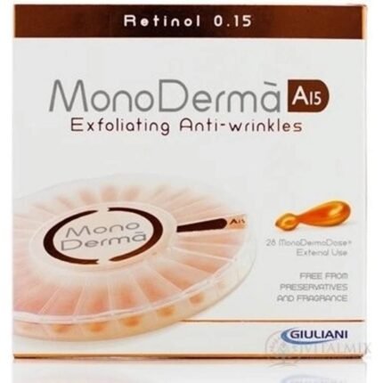 Supports reduction of fine lines and wrinkles — Monoderma Retinol A15 Ampoules,