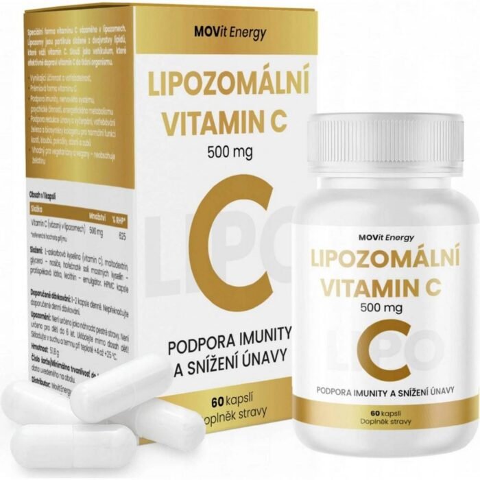 Immune system support — MOVit Liposomal Vitamin C 500 mg,