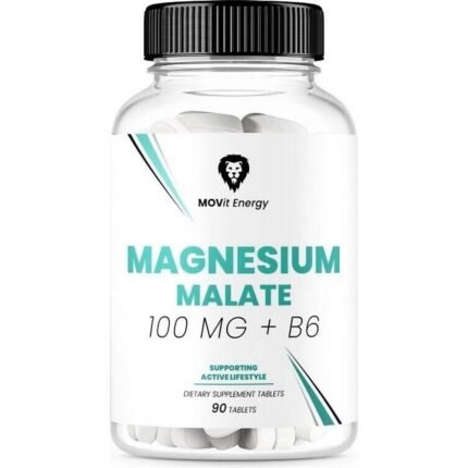 Muscle function support — MOVit Magnesium Malate 100 mg + B6,