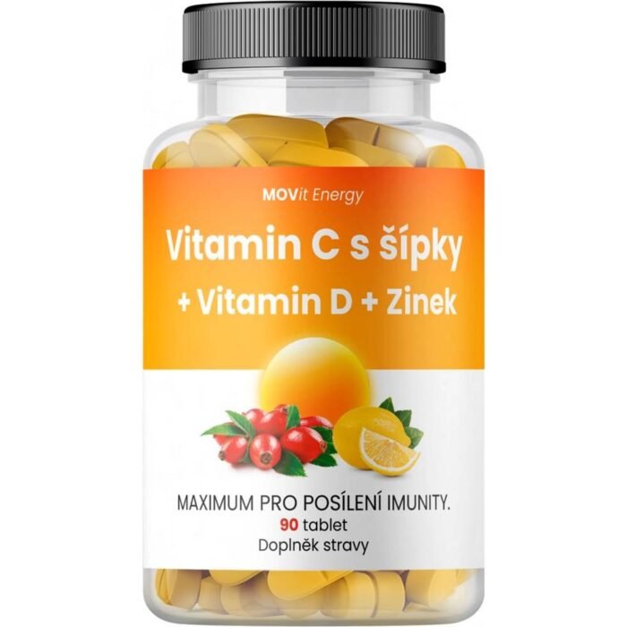 Immune system support — MOVit Vitamin C 1200 mg with Rosehips + Vitamin D + Zinc,