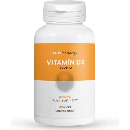 Support for bone and teeth health — MOVit Vitamin D3 2000 IU,