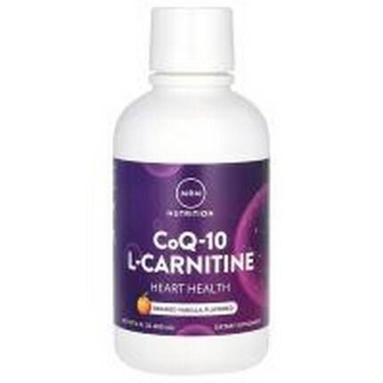Fat Burning - MRM Nutrition CoQ-10 L-Carnitine Liquid, Orange-Vanilla,