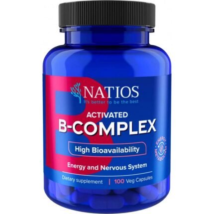 Energy and vitality support — Natios Activated B-Complex Active forms of B vitamins,