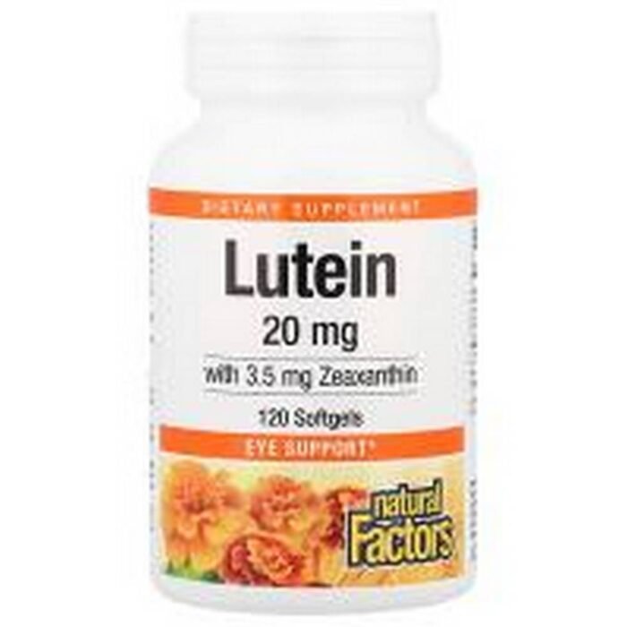 Vision Support - Natural Factors Lutein 20mg,
