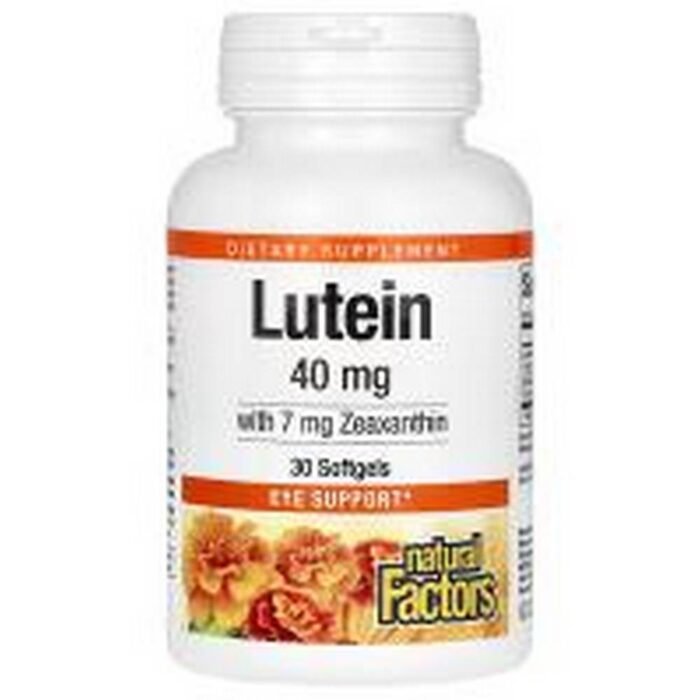 Vision Support - Natural Factors Lutein 40mg,
