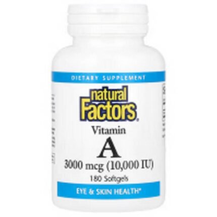 Immune Support -Natural Factors, Vitamin A, 3,000 mcg (10,000 IU),