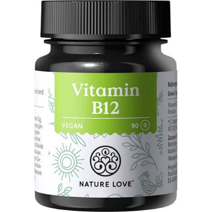 Supports normal energy levels — Nature Love Vitamin B12 1000 µg,