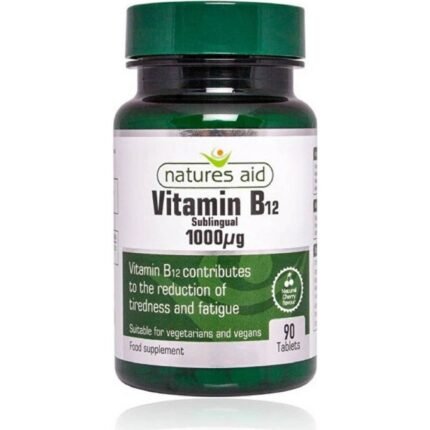 Supports normal energy levels — Natures Aid Vitamin B12 1000 µg,